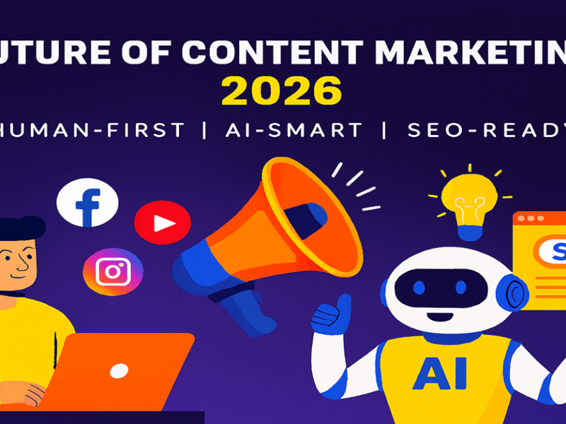 The Future of Content Marketing in 2026: Human-First, AI-Smart and SEO-Ready&nbsp;🚀